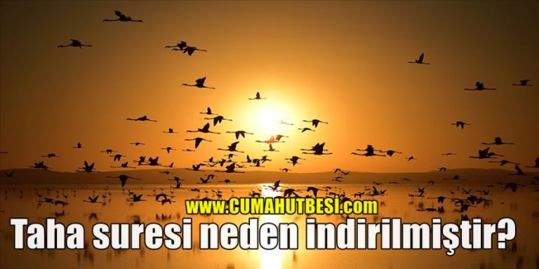 Taha suresi neden indirilmiştir?