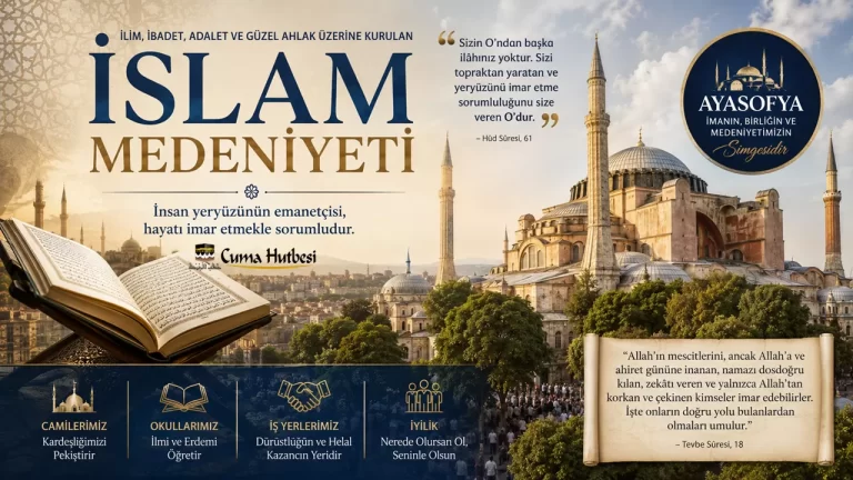 Diyanet 24 Temmuz 2026 Cuma Hutbesi