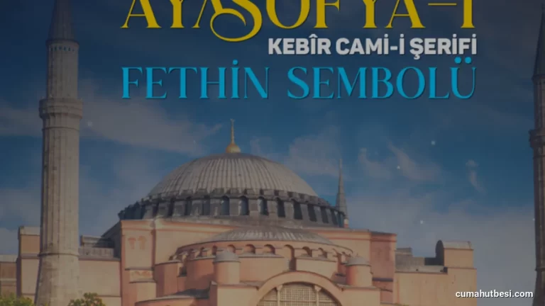 Ayasofya i Kebir Cami i Şerifi Tarihi ve Yeniden İbadete Açılışı