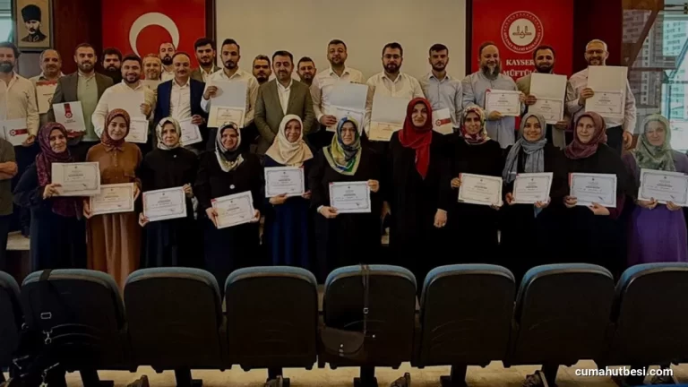 Kayseri İl Müftülüğü din görevlilerine Tahsih-i Huruf belgeleri verildi