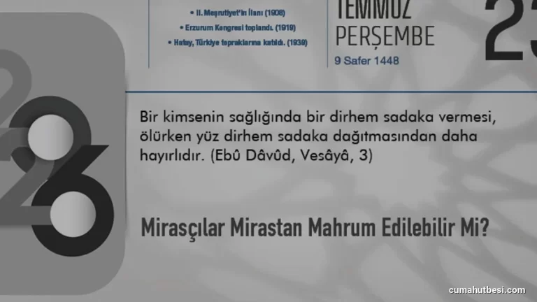 Miras Hukuku ve Ebeveynlerin Mirastan Mahrum Etme Yetkisi