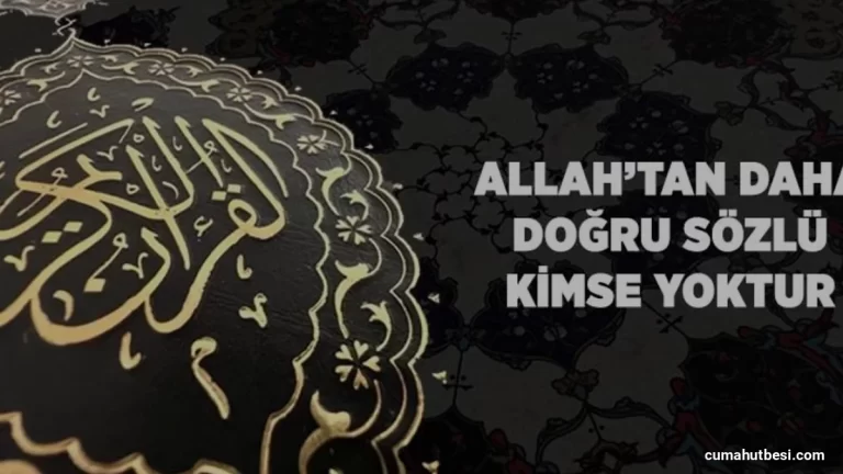 Nisâ Suresi 87 Ayet ve Ahiret İnancının Temelleri