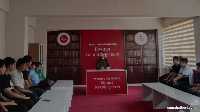 Yakutiye Diyanet Gençlik Merkezinde İrade Eğitimi Semineri