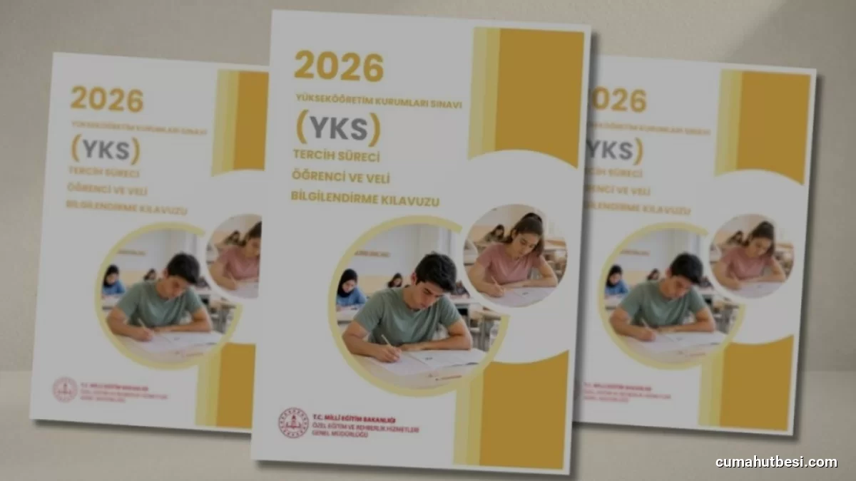 YKS Tercih Dönemi İçin Yeni Rehberlik Kılavuzu Yayımlandı