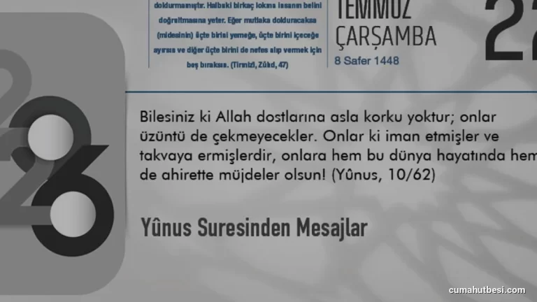 Yunus Suresinin Temel Mesajları ve İçeriği Hakkında Bilgiler