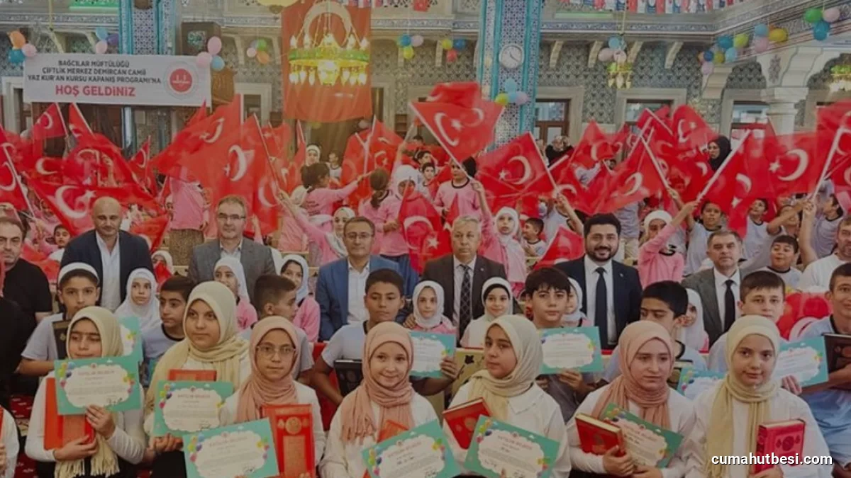 Bağcılar Yaz Kur’an Kursları 12 bin öğrenciyle tamamlandı