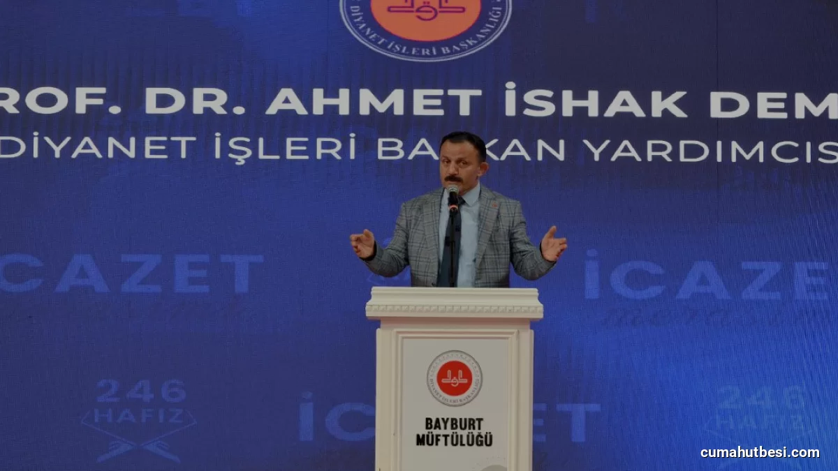 Bayburt ilinde 246 öğrenci hafızlık icazetini aldı