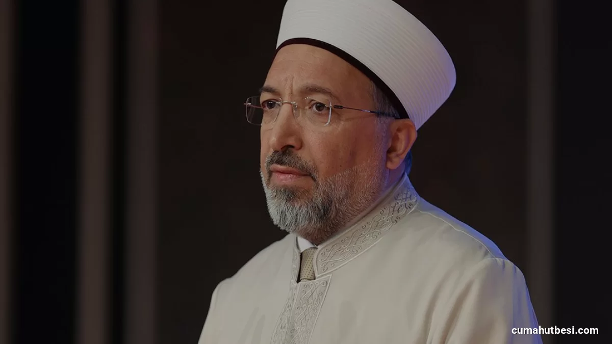 Diyanet İşleri Başkanı Arpaguş 17 Ağustos Depremi İçin Mesaj Yayımladı