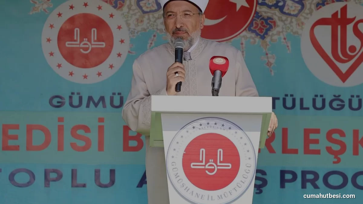 Diyanet İşleri Başkanı Arpaguş Gümüşhane’de Temaslarda Bulundu