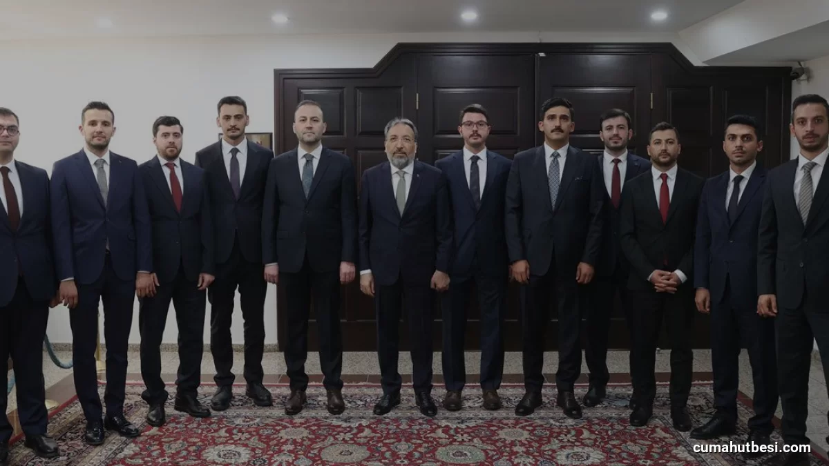 Diyanet İşleri Başkanlığında 10 yeni müfettiş yardımcısı göreve başladı
