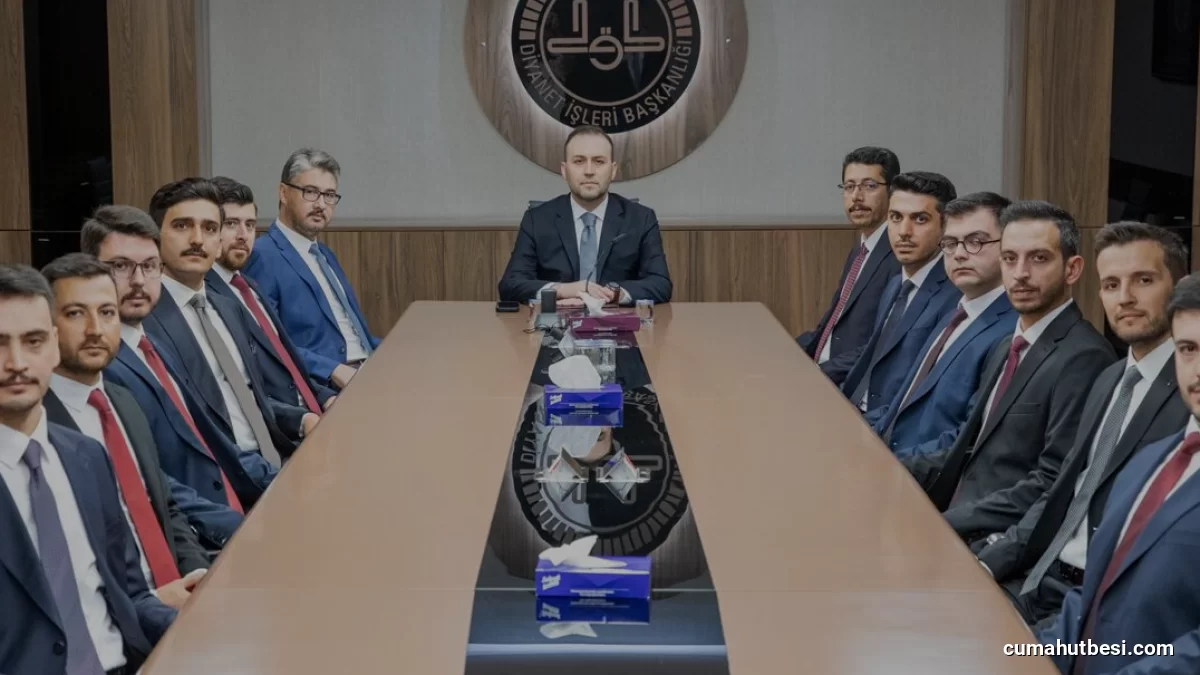 Diyanet İşleri Başkanlığında Yeni Müfettiş Yardımcıları Göreve Başladı