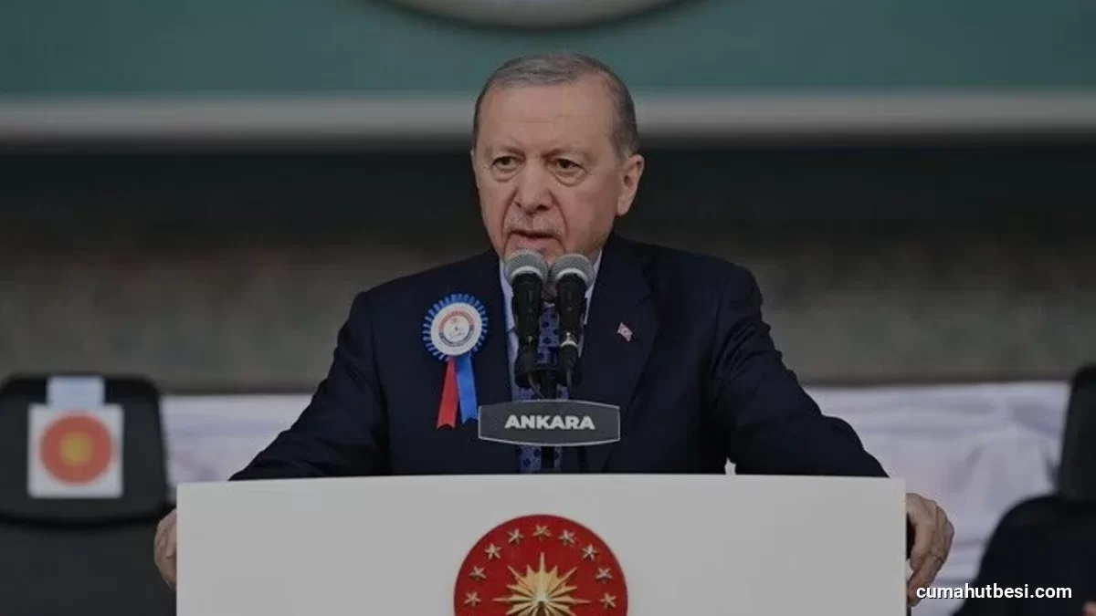 Erdoğan Jandarma ve Sahil Güvenlik Akademisi mezuniyet töreninde konuştu