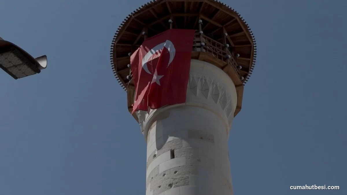 Gaziantep Ömeriye Camisi minaresinde Fransız işgalinden kalma mermiler bulundu