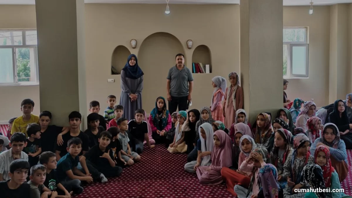 Geçitli Köyü Yaz Kur’an Kursu Öğrencileri Bir Araya Geldi