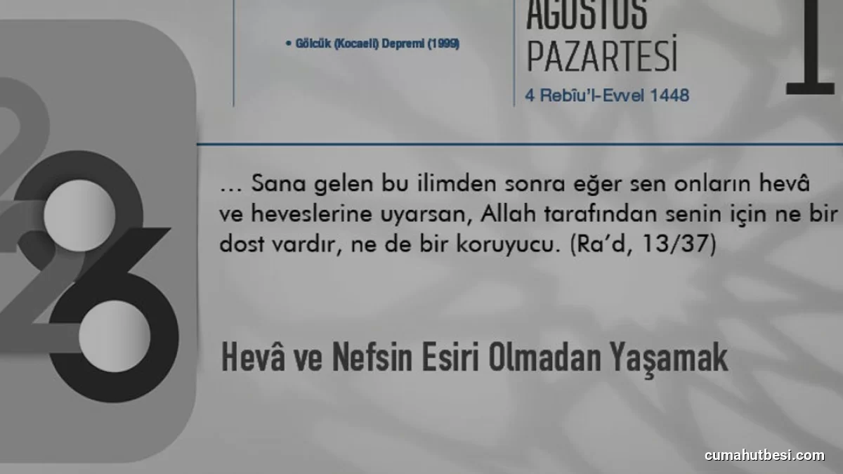 İslam Geleneğinde Nefis Terbiyesi ve Erdemli Yaşamın Sınırları