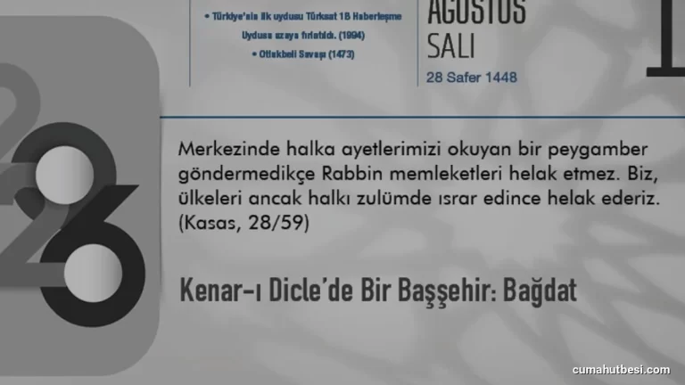İslam Medeniyetinin Merkez Üssü Bağdatın Tarihi Gelişimi