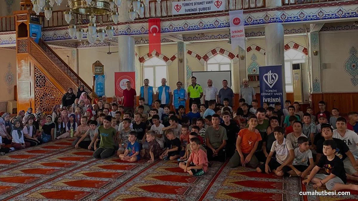 İvrindi Müftülüğü yaz Kur’an kursu öğrencilerine trafik eğitimi verdi