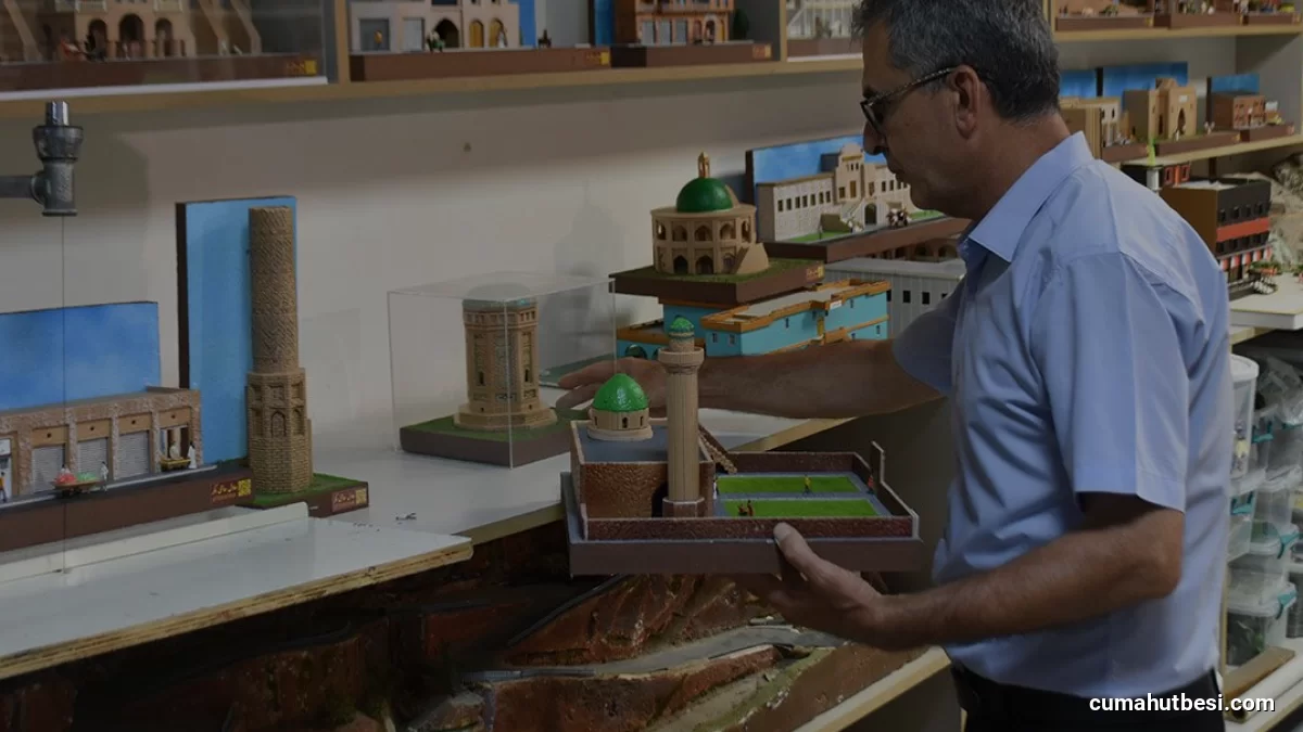 Kerküklü Usta Tarihi Yapıları Maketlerle Geleceğe Taşıyor