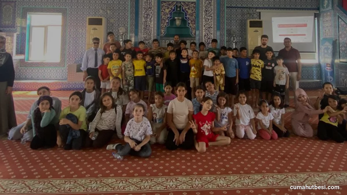Ortaca Yaz Kur’an Kurslarında çocuklara mahremiyet eğitimi