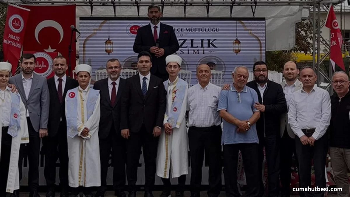 Piraziz ilçesinde ilk kez düzenlenen hafızlık icazet merasimi