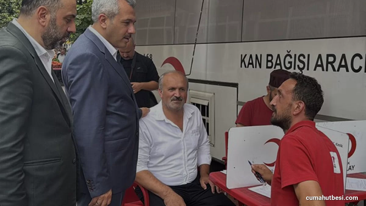 Rize Müftülüğünden Kan Bağışı Seferberliği