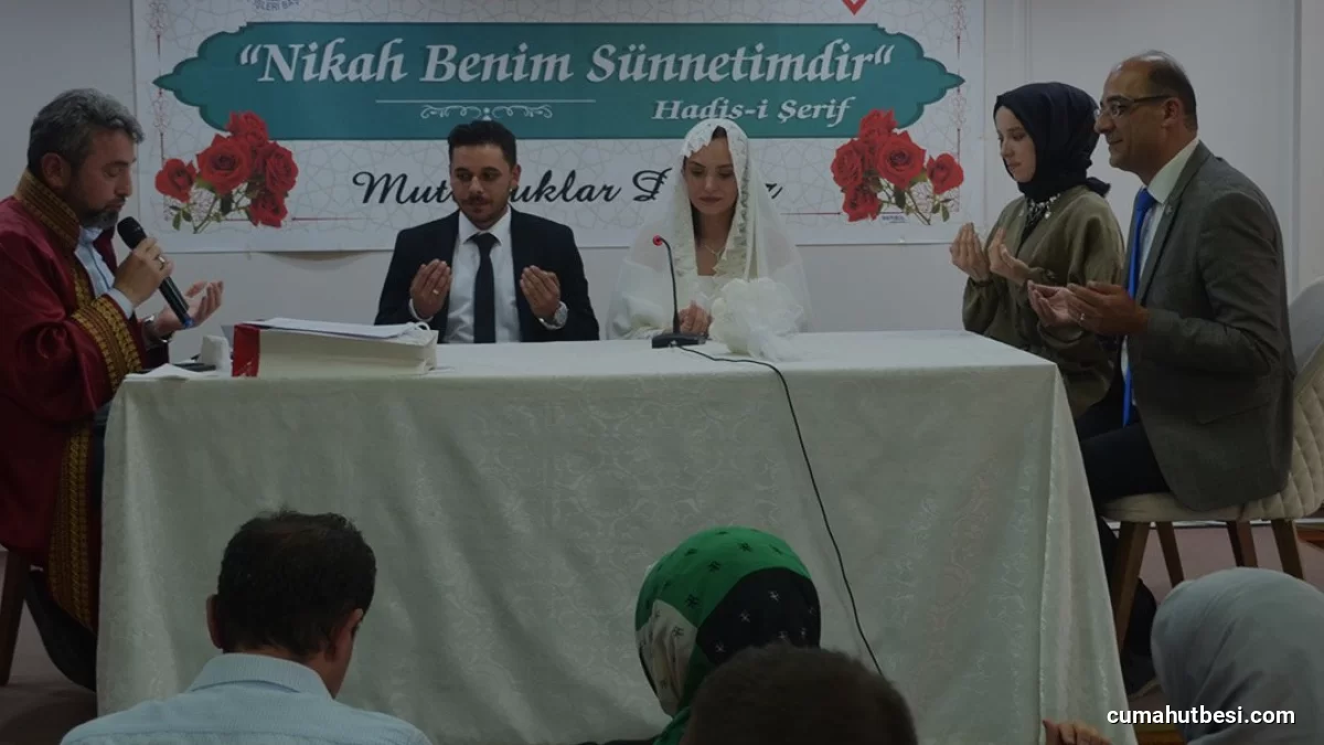 Tavşanlıda İki İnsan Bir Hayat Projesi ile İlk Nikah Kıyıldı