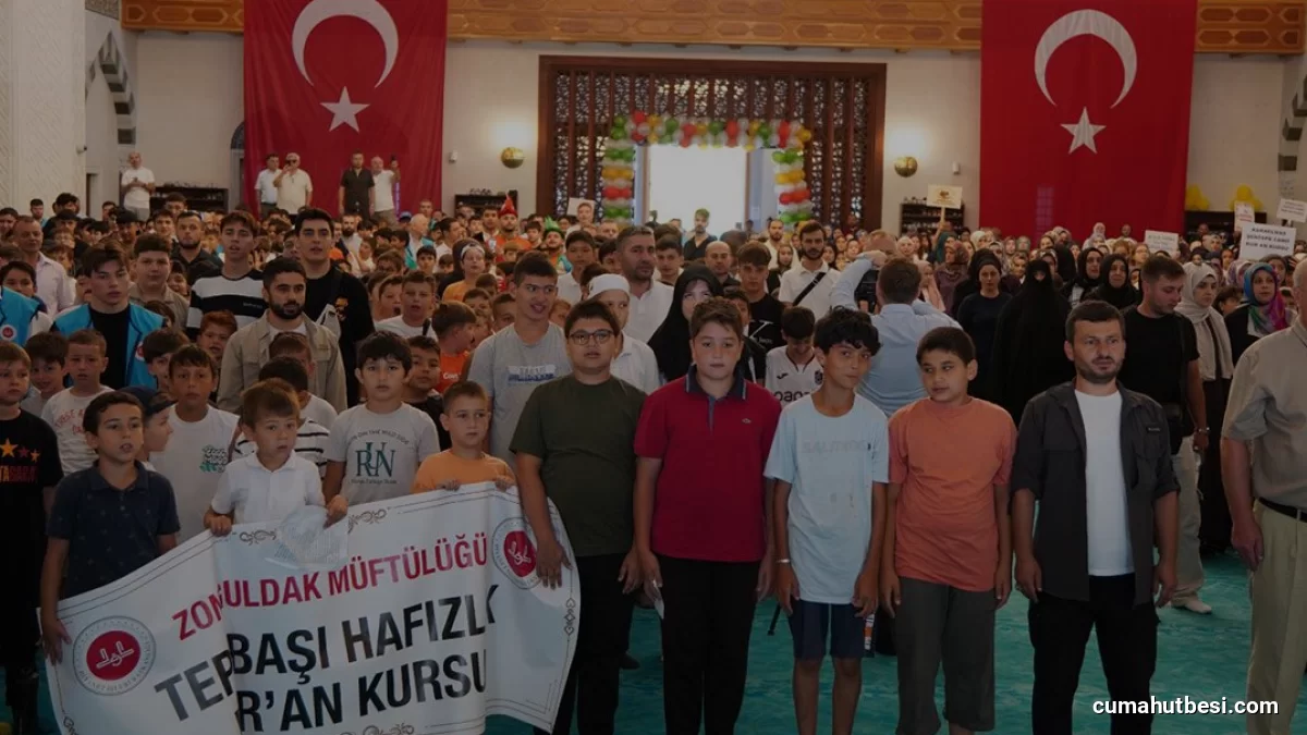 Zonguldak Uzun Mehmet Camiinde Çocuk Şenliği Düzenlendi