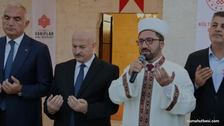 Adıyaman Musalla Camii restorasyon sonrası ibadete açıldı