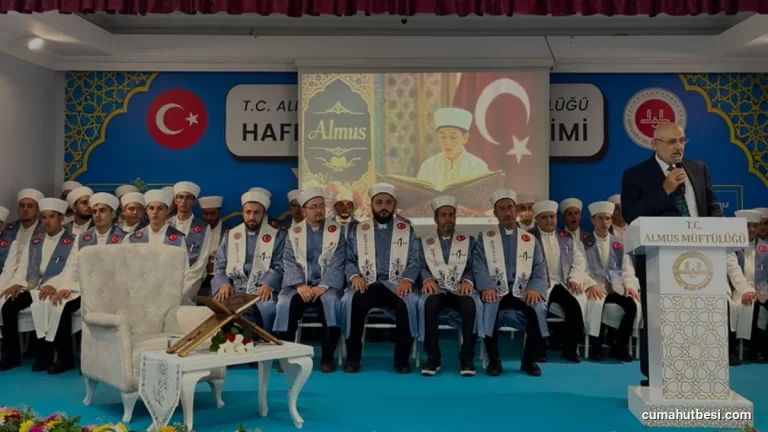 Almus ilçesinde 41 öğrenci hafızlık icazetlerini aldı