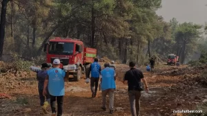 Antalya Müftülüğü yangın bölgelerinde yardım faaliyetleri başlattı