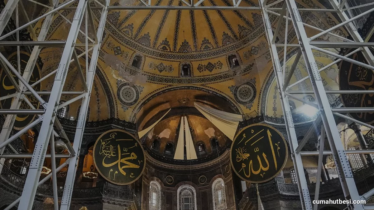 Ayasofya-i Kebir Cami-i Şerifi Restorasyonunda Kritik Aşama