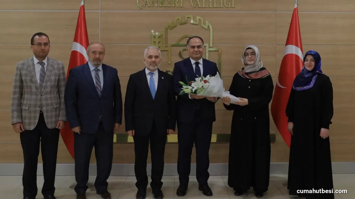 Çankırı İl Müftüsü Şahin Vali Çakırtaş ı ziyaret etti