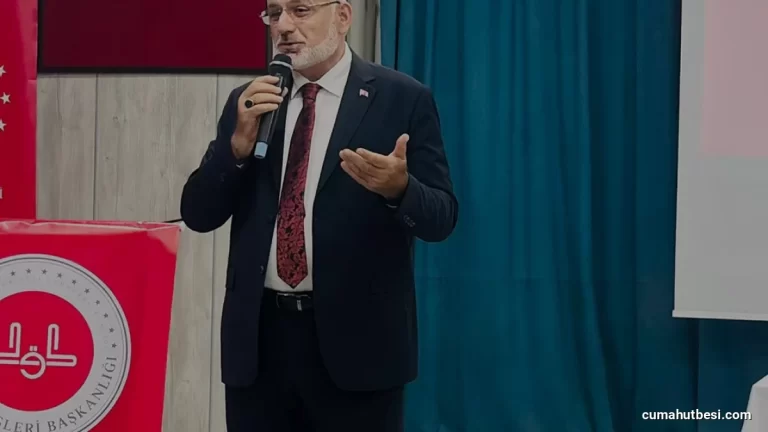 Diyanet İşleri Başkan Yardımcısı Şahin Din Görevlileriyle Buluştu