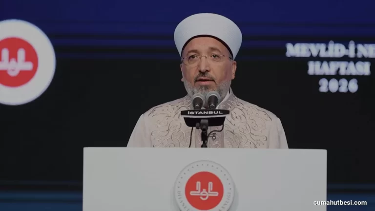 Diyanet İşleri Başkanı Arpaguş Mevlid-i Nebi Haftası açılışında konuştu