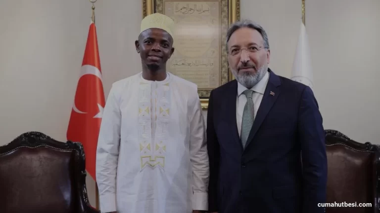 Diyanet İşleri Başkanı Arpaguş Ruanda Müftüsü Sindayigaya ile görüştü