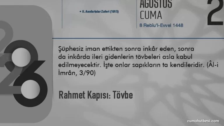 İslam İnancında Tövbe ve İstiğfar Kavramı