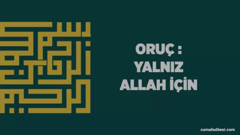 İslamın Temel Esaslarından Ramazan Orucu ve Tarihsel Süreci