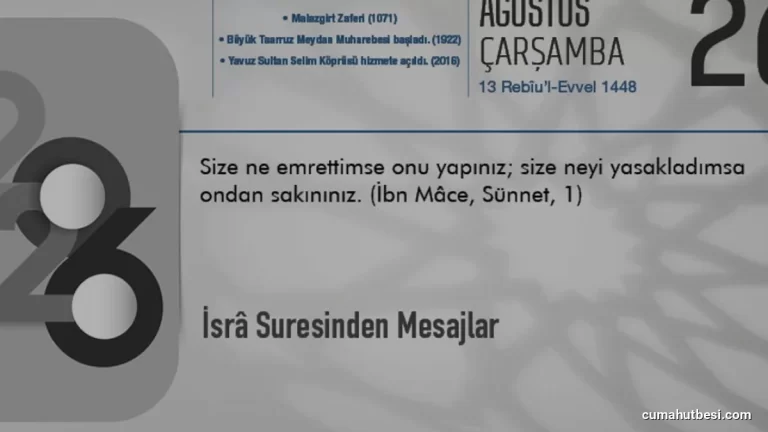İsrâ Suresinin Temel Konuları ve İçerik Detayları