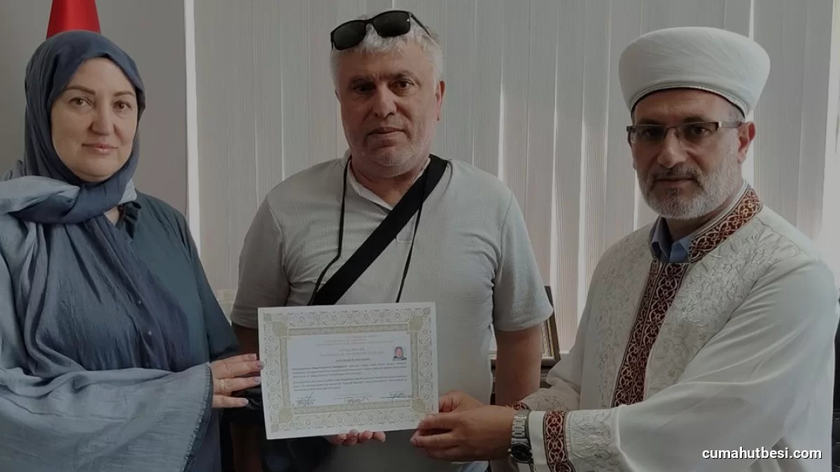 Rusya Vatandaşı Svetlana Pavlushkina Bursa Gürsu’da Müslüman Oldu