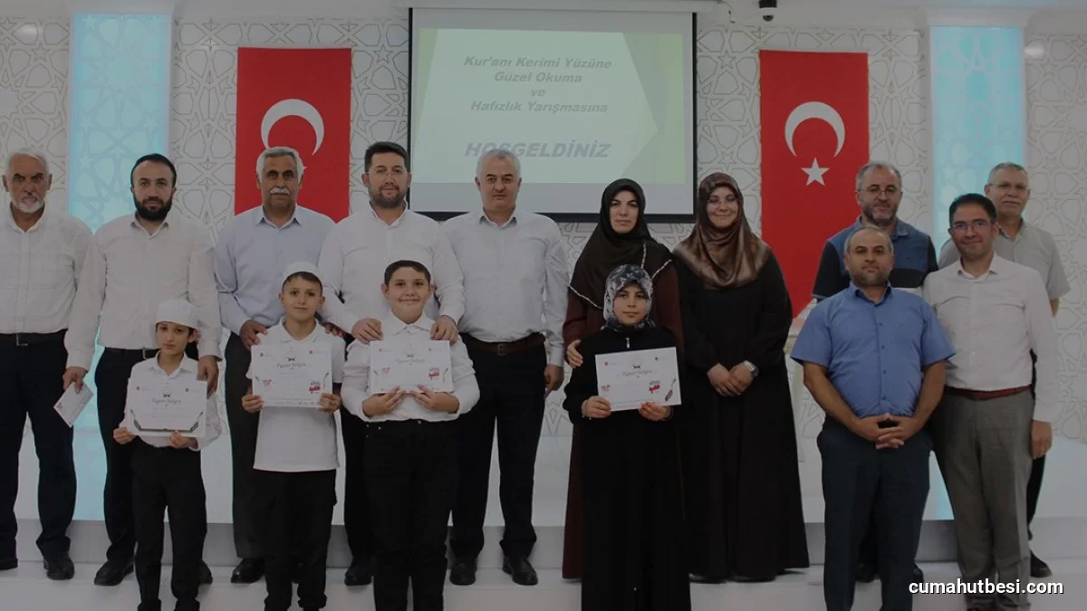Tokat’ta Kur’an kursu öğrencileri bölge finali için yarıştı