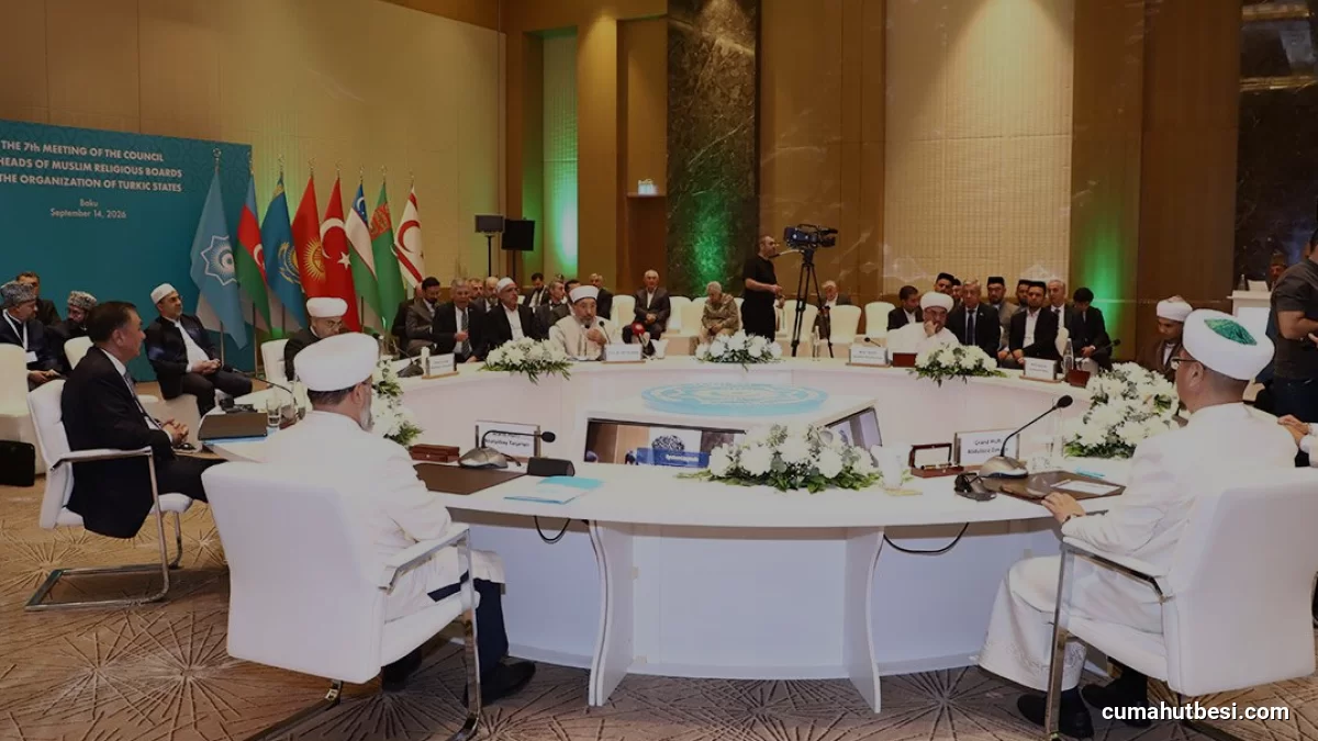 Türk Devletleri Teşkilatı Dini İdare Başkanları Azerbaycan’da Buluştu