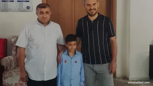8 Yaşındaki Hasan Hüseyin Acımık Hafızlık Belgesini Aldı