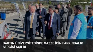 Bartın Üniversitesinde Gazze İçin Farkındalık Sergisi Açıldı