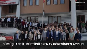 Gümüşhane İl Müftüsü Erenay Görevinden Ayrıldı