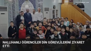 Nallıhanlı Öğrenciler Din Görevlilerini Ziyaret Etti