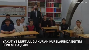 Yakutiye Müftülüğü Kur’an kurslarında eğitim dönemi başladı