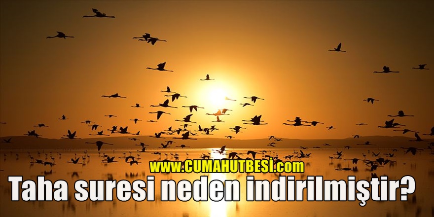 Taha suresi neden indirilmiştir?